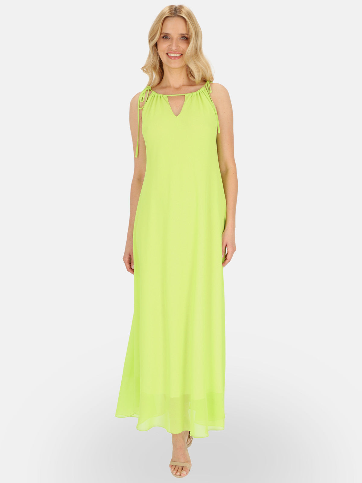 Elegancka sukienka maxi z szarfą L’AF Vega