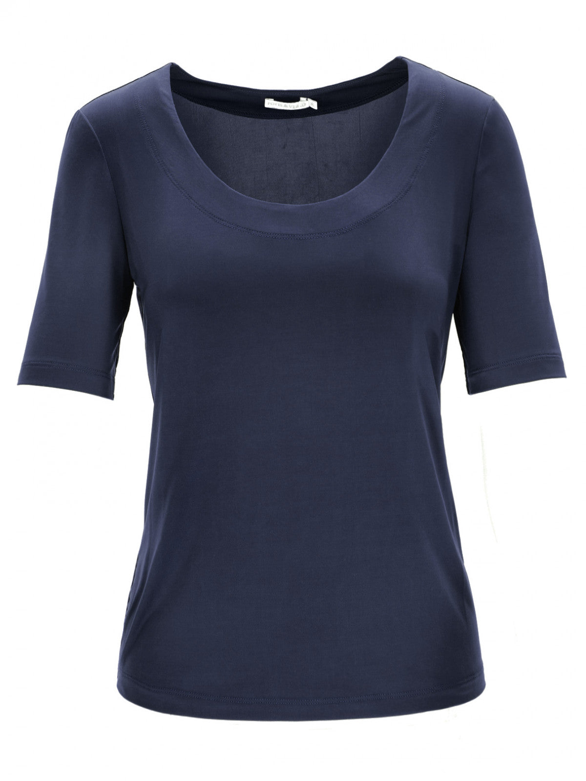 Granatowy t-shirt damski Potis & Verso LORA