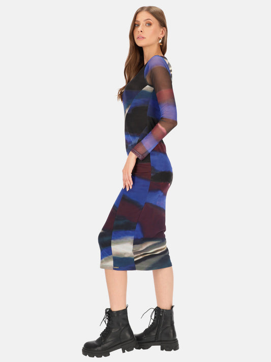 Dopasowana sukienka midi Eye For Fashion Aila