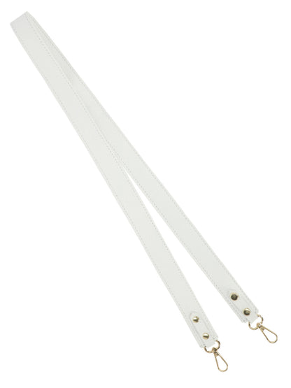 Elegancka torebka damska biała crossbody z klapą L’AF