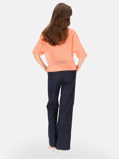 Morelowy sweter moherowy damski L'AF Era