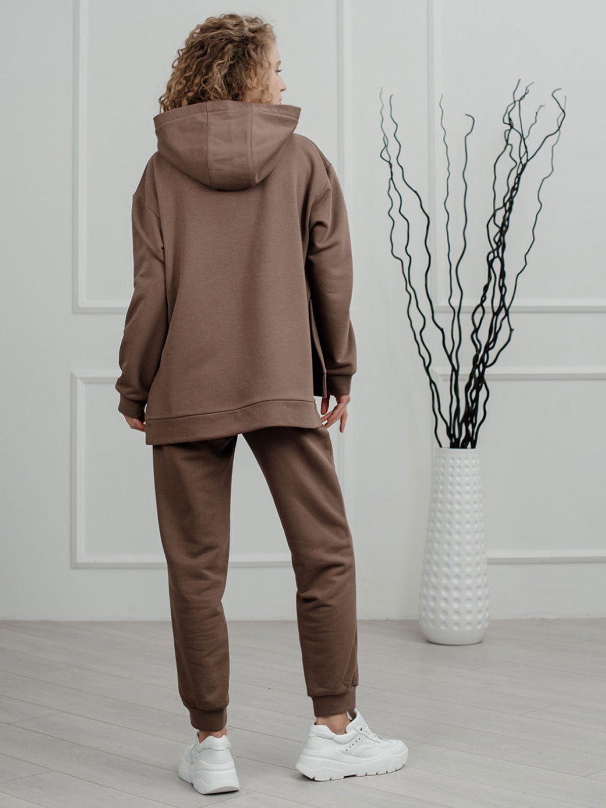 Bluza z kieszenią i rozcięciami Azuri