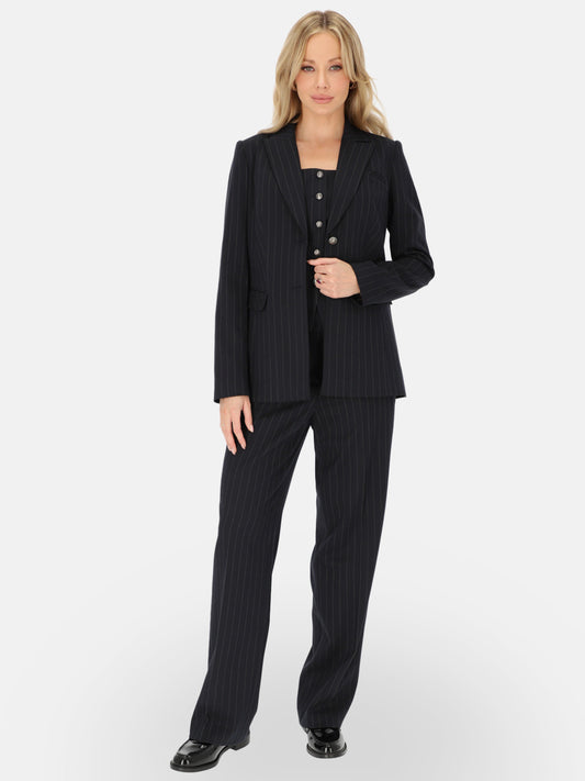 Kamizelka damska garniturowa pinstripe Potis & Verso Wella