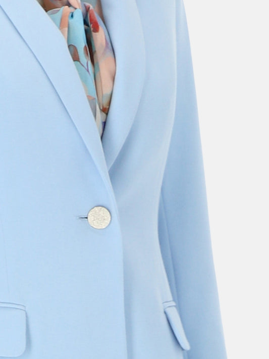 Błękitna elegancka marynarka damska L'AF Arleta