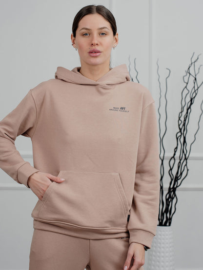 Bluza z kapturem i kieszenią kangurką Azuri