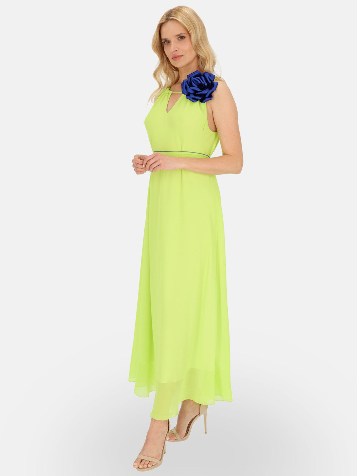 Elegancka sukienka maxi z szarfą L’AF Vega