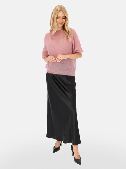 Różowy sweter moherowy damski L'AF Era