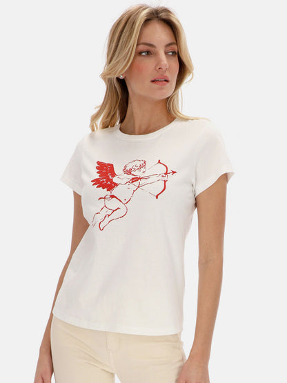 T-shirt z aniołkiem Smashed Lemon 21212-000-450