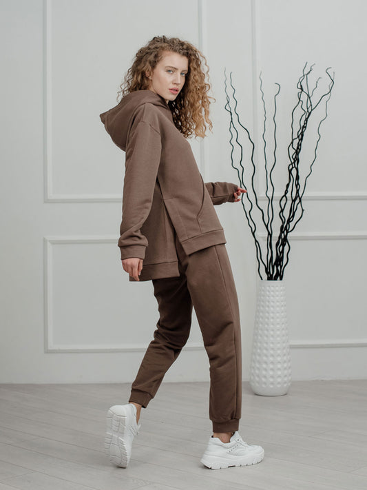 Bluza z kieszenią i rozcięciami Azuri