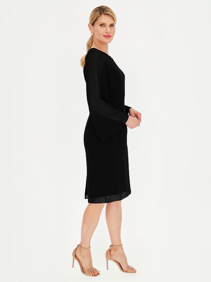 Elegancka sukienka z ozdobnym dekoltem Potis & Verso Gabriella