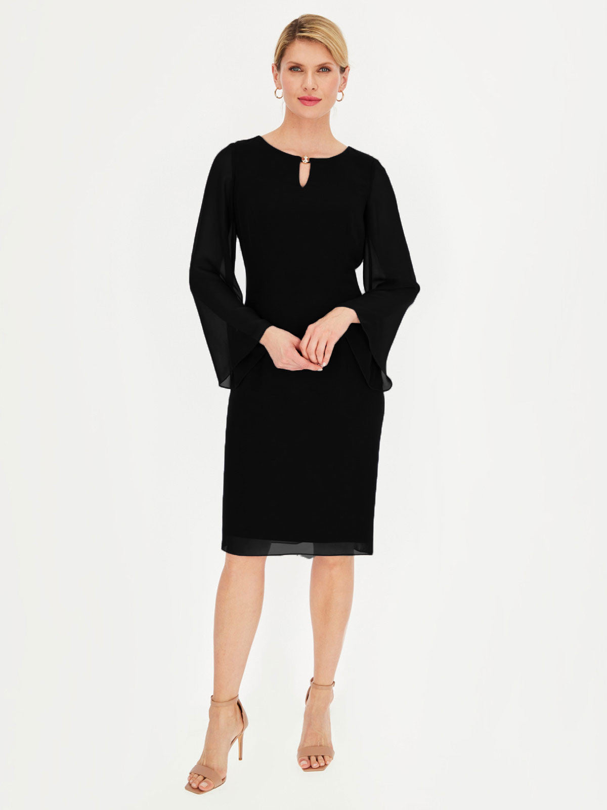 Elegancka sukienka z ozdobnym dekoltem Potis & Verso Gabriella