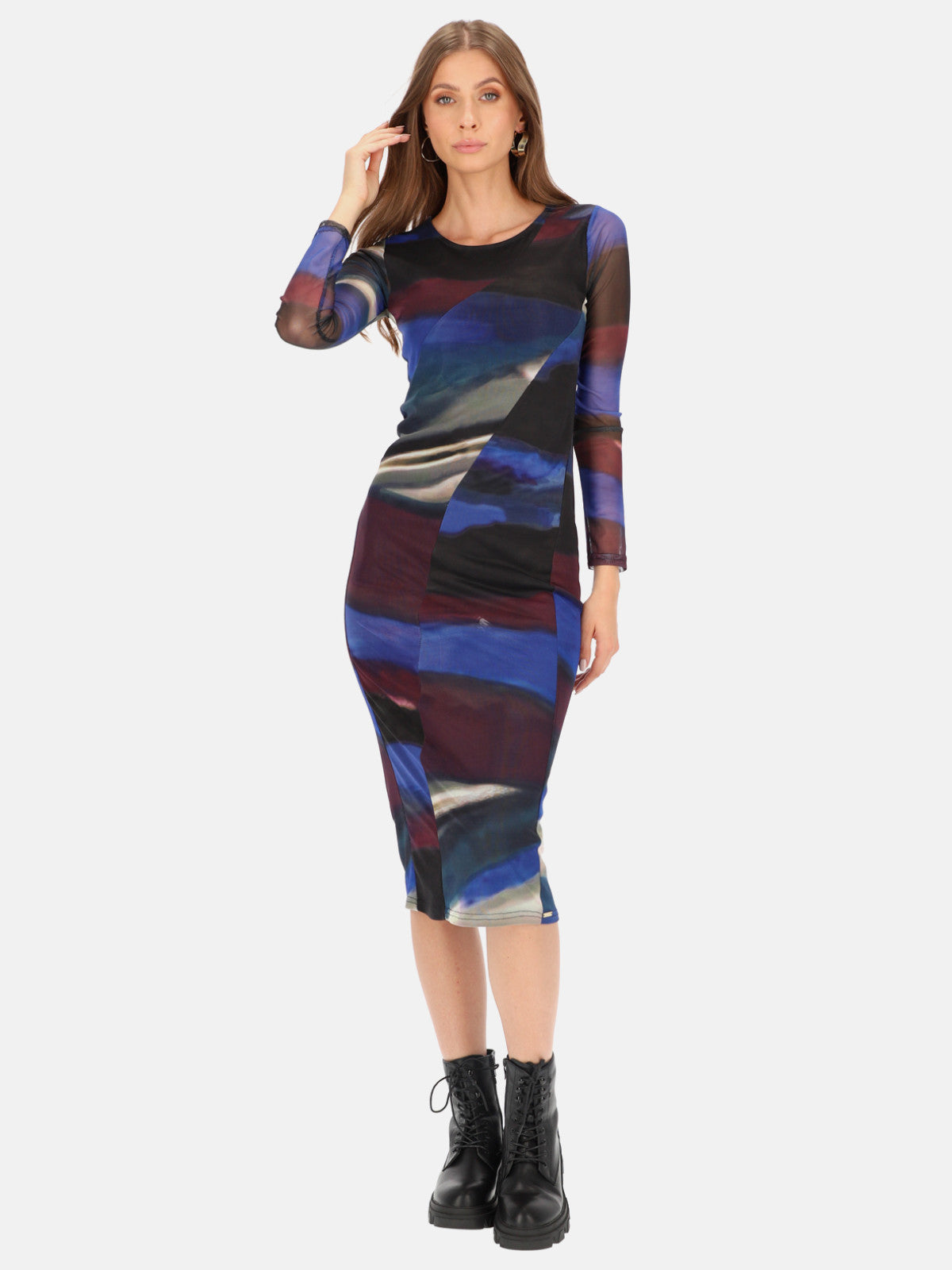 Dopasowana sukienka midi Eye For Fashion Aila
