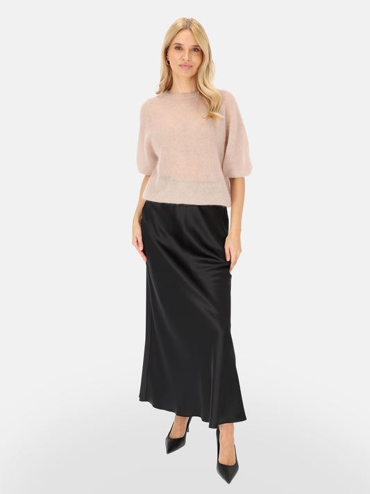 Beżowy sweter moherowy damski L'AF Era