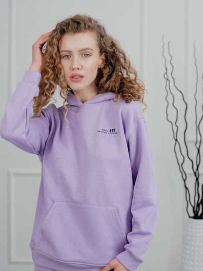Bluza z kapturem i kieszenią kangurką Azuri