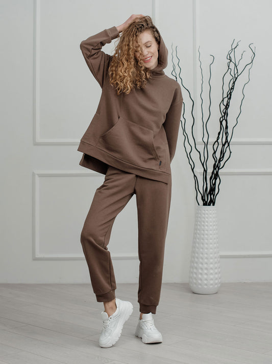 Bluza z kieszenią i rozcięciami Azuri