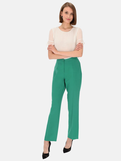 Eleganckie spodnie plus size z gumką w pasie Potis & Verso Gustawa