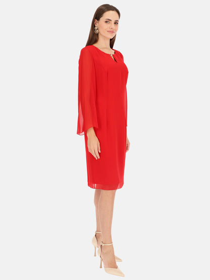 Elegancka sukienka z ozdobną łezką Potis & Verso Paula