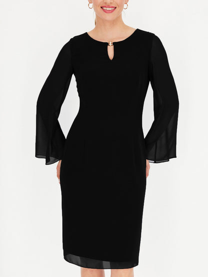 Elegancka sukienka z ozdobnym dekoltem Potis & Verso Gabriella