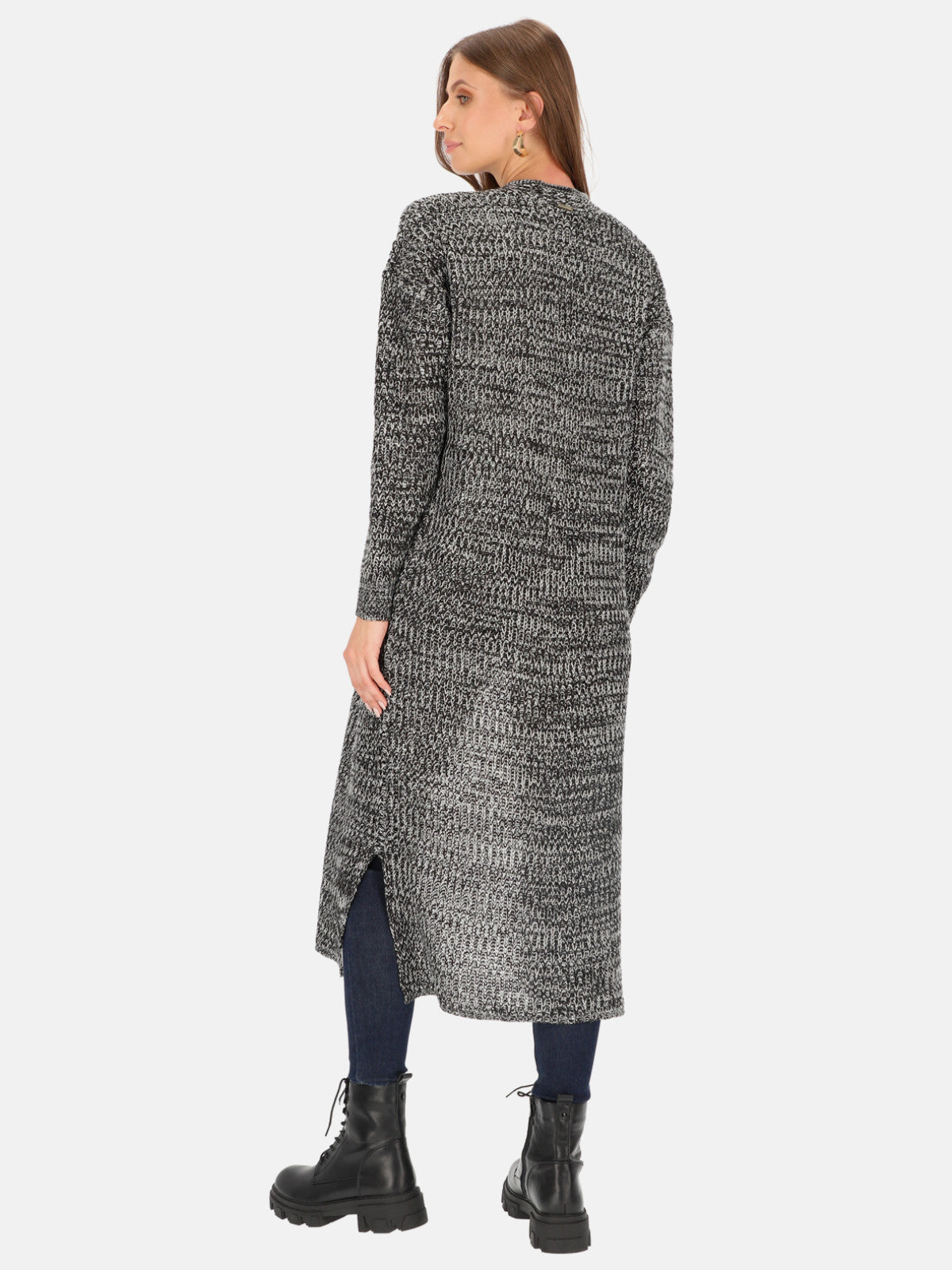 Długi kardigan damski z kieszeniami Eye For Fashion Verite
