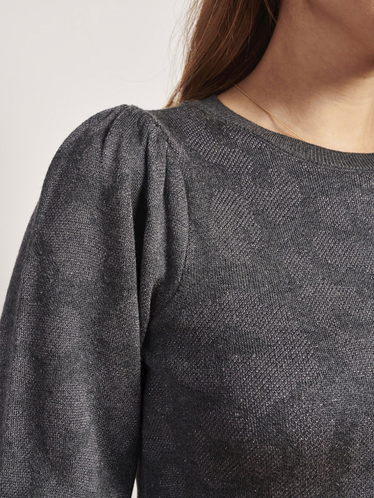 Sweter z połyskującą nicią Smashed Lemon