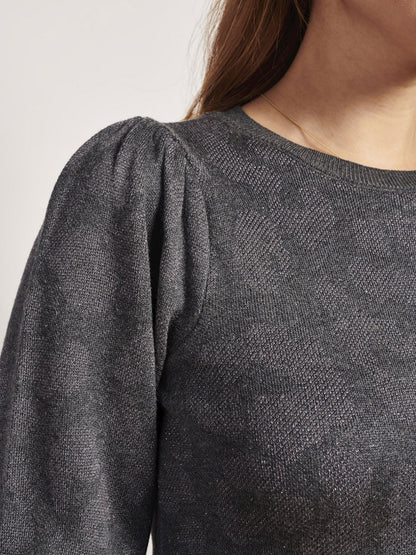 Sweter z połyskującą nicią Smashed Lemon