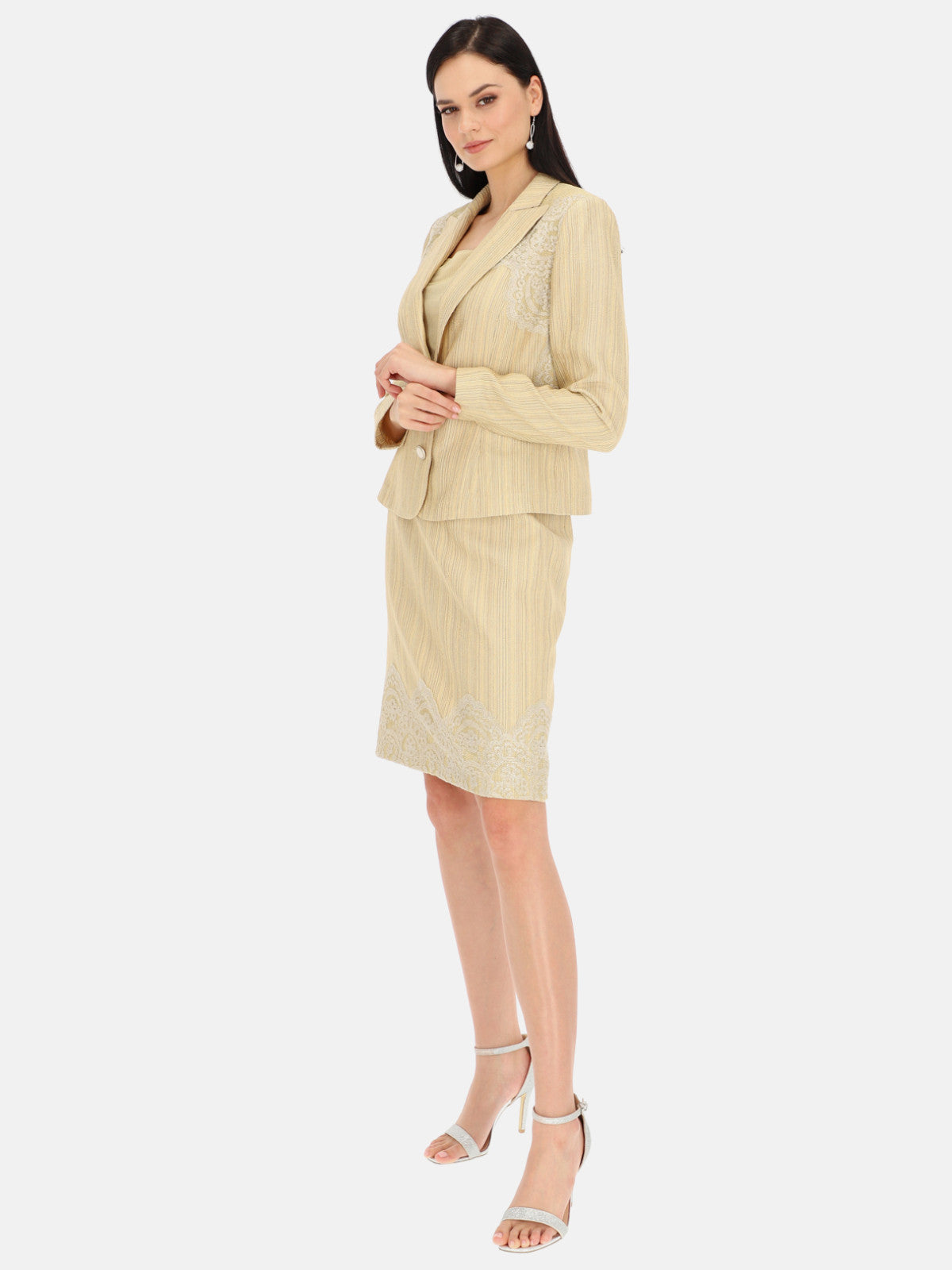 Elegancka marynarka z koronką Potis & Verso Sonia