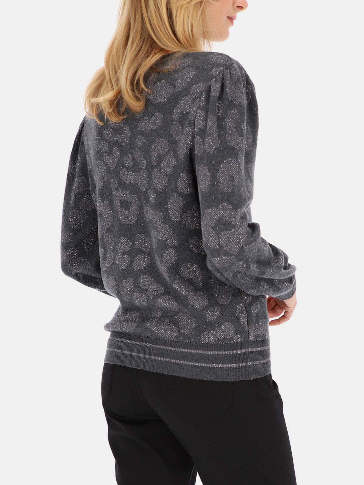 Sweter z połyskującą nicią Smashed Lemon