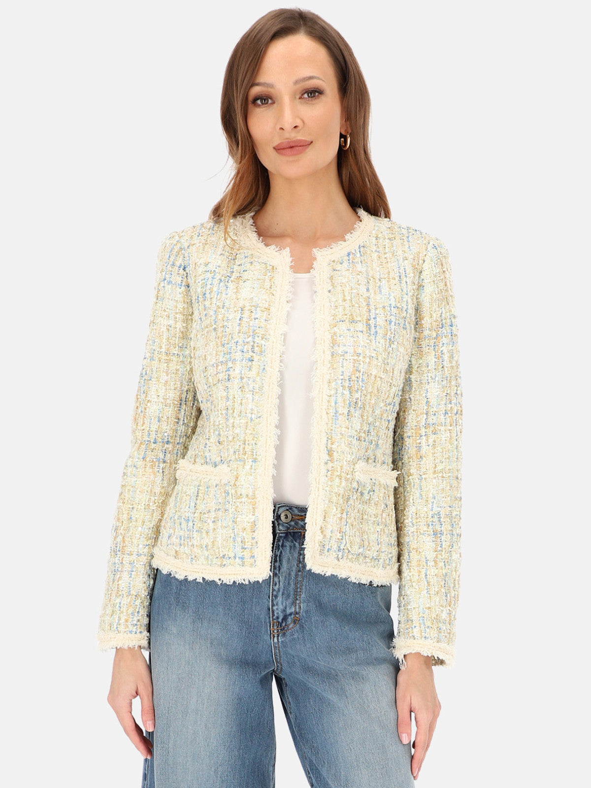 Elegancka pastelowa marynarka L’AF Iza