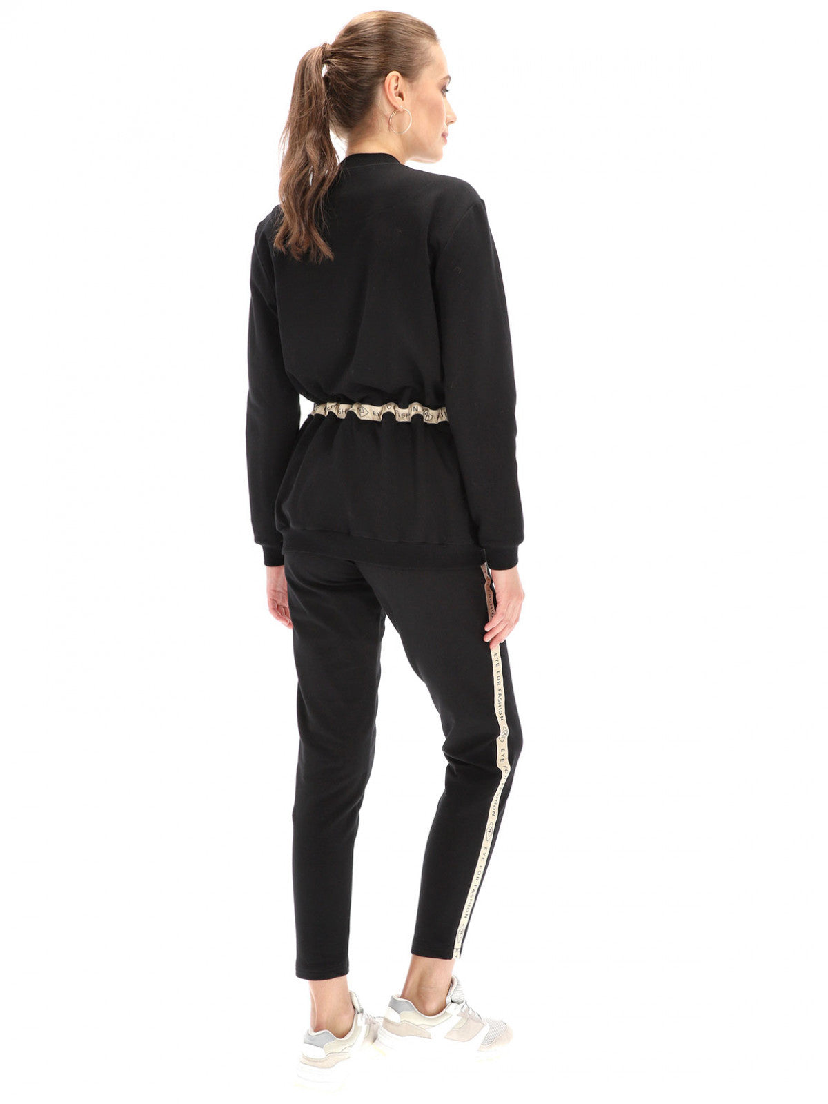 Rozpinana bluza ze ściągaczem w talii Eye For Fashion Maren