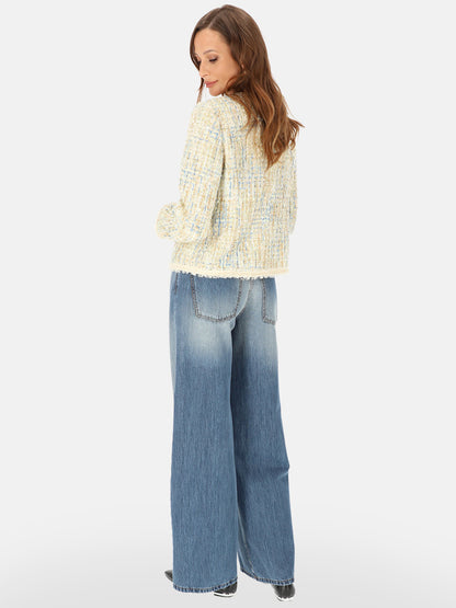 Elegancka pastelowa marynarka L’AF Iza