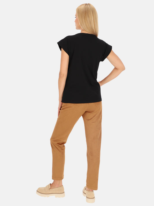 Czarny t-shirt z motywem owada Smashed Lemon 24690