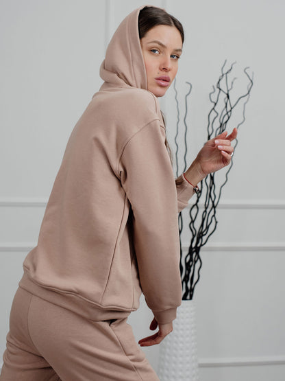 Bluza z kapturem i kieszenią kangurką Azuri
