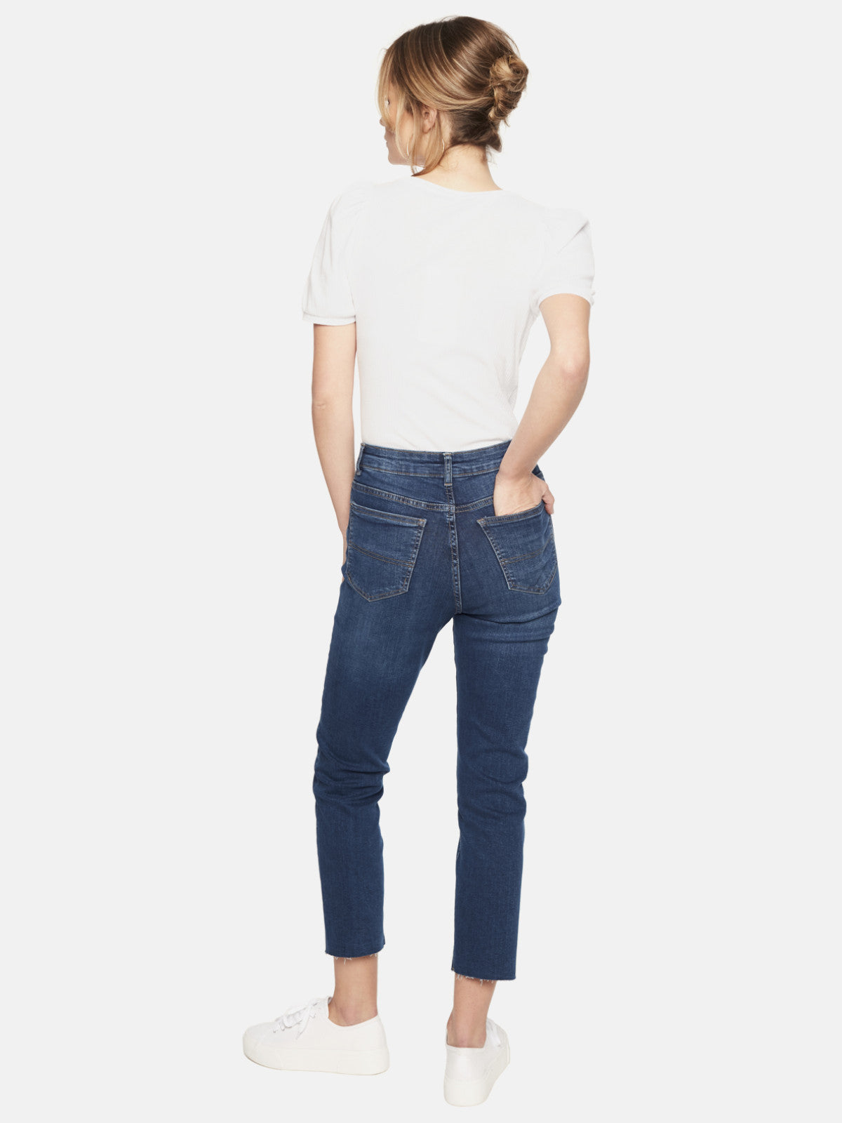 Niebieskie jeansy damskie L'AF Carli