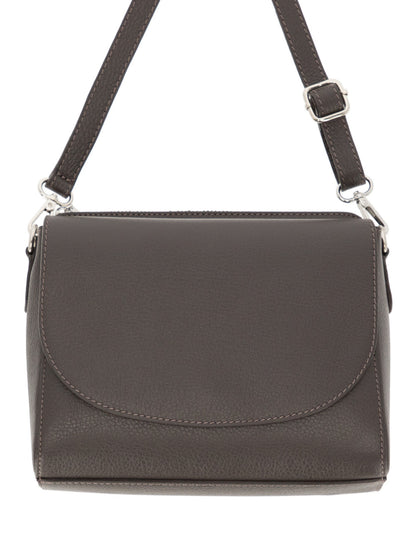 Brązowa skórzana torebka damska crossbody L’AF